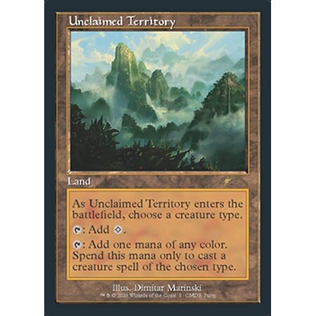 Unclaimed Territory - Foil - Commander Party Promo