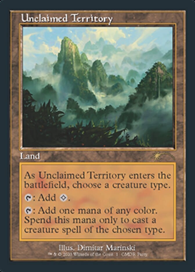 Unclaimed Territory - Foil - Commander Party Promo