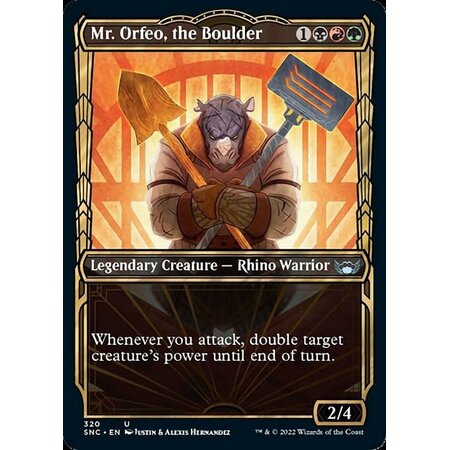 Mr. Orfeo, the Boulder - Foil