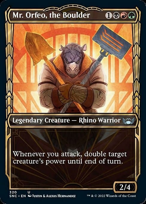 Mr. Orfeo, the Boulder - Foil