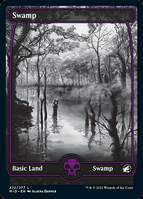 Swamp (272) - Full Art - Foil