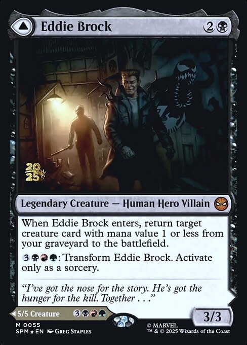 Eddie Brock - Foil - Prerelease Promo