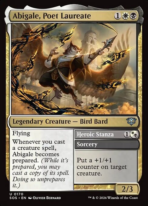 Abigale, Poet Laureate - Foil