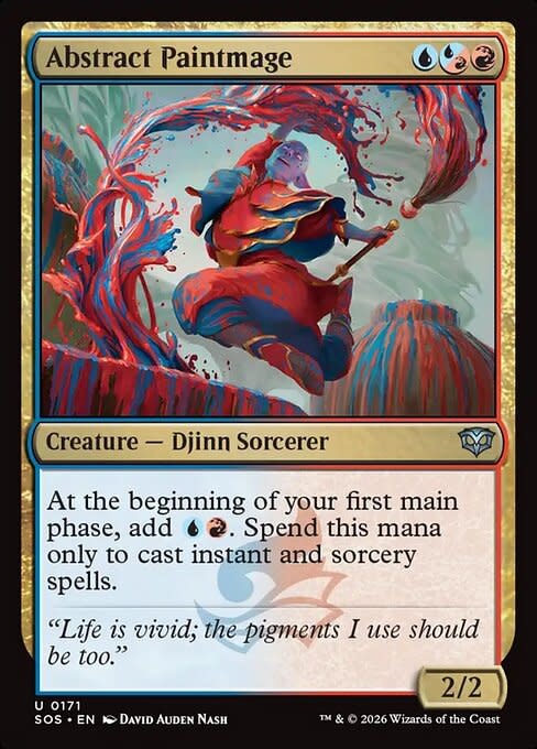 Abstract Paintmage - Foil