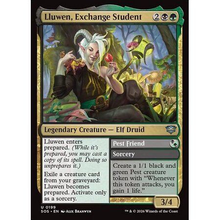 Lluwen, Exchange Student - Foil