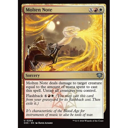 Molten Note - Foil
