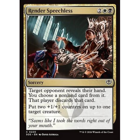 Render Speechless - Foil