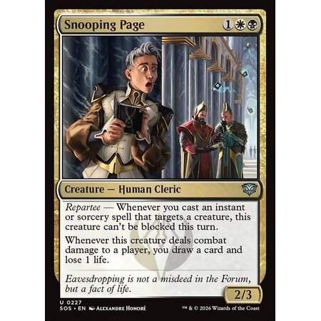 Snooping Page - Foil