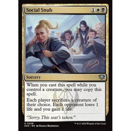 Social Snub - Foil