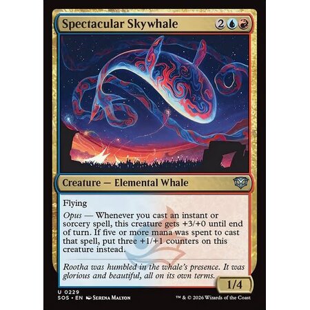 Spectacular Skywhale - Foil