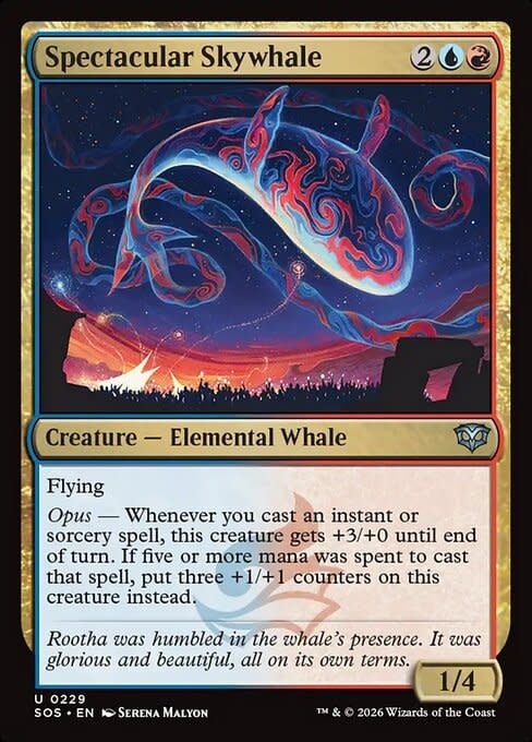 Spectacular Skywhale - Foil