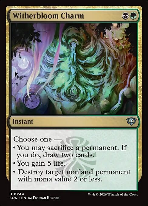 Witherbloom Charm - Foil