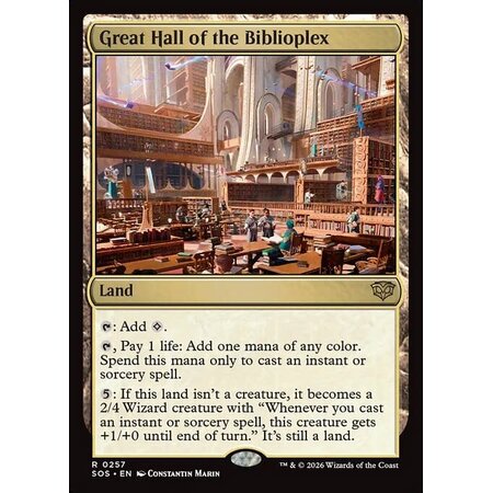 Great Hall of the Biblioplex - Foil