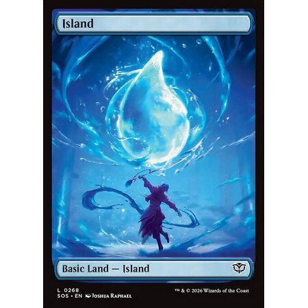 Island (268) Full Art - Foil