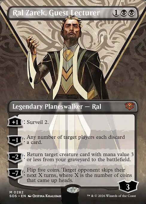 Ral Zarek, Guest Lecturer - Foil
