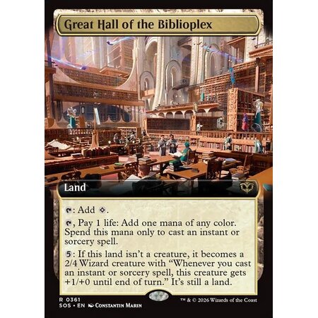 Great Hall of the Biblioplex - Foil