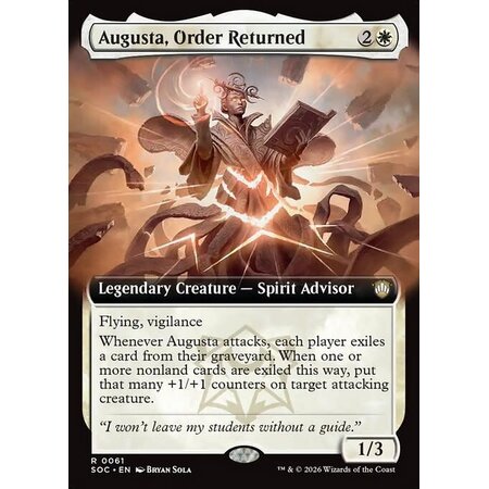 Augusta, Order Returned