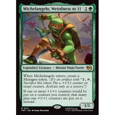 Michelangelo, Weirdness to 11