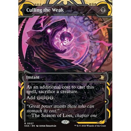 Culling the Weak - Foil