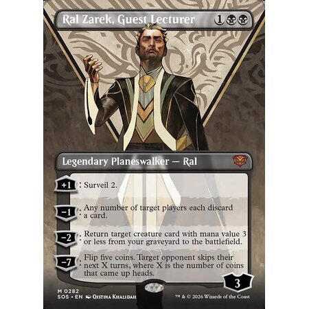Ral Zarek, Guest Lecturer