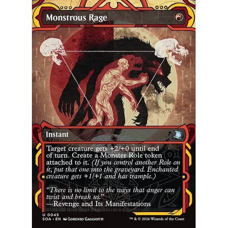Monstrous Rage - Foil