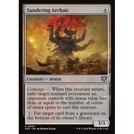 Sundering Archaic - Foil