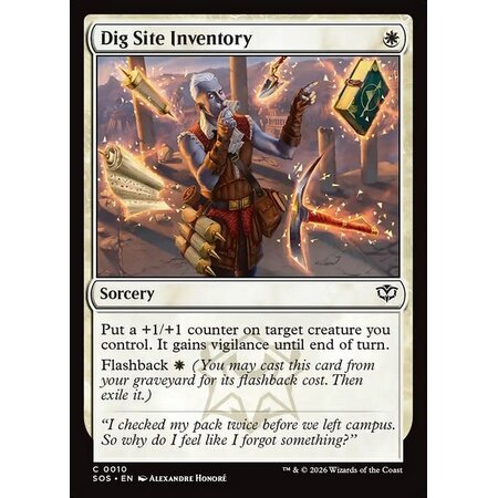 Dig Site Inventory - Foil