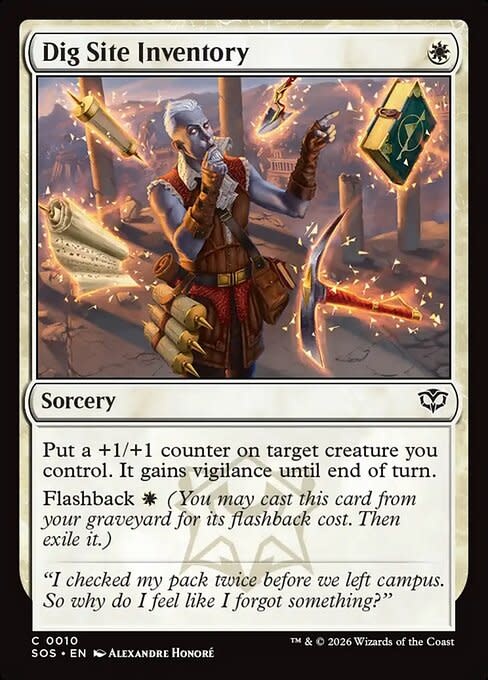 Dig Site Inventory - Foil