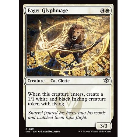 Eager Glyphmage - Foil