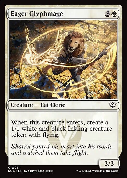 Eager Glyphmage - Foil