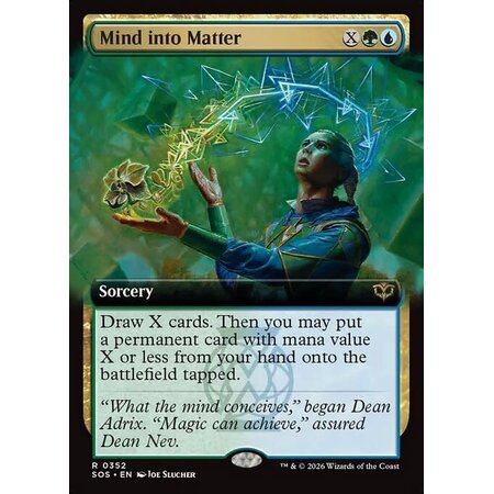 Mind into Matter