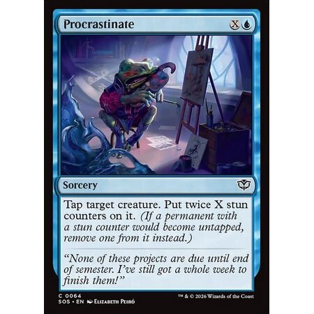 Procrastinate - Foil
