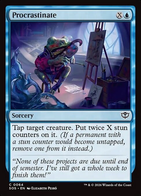 Procrastinate - Foil