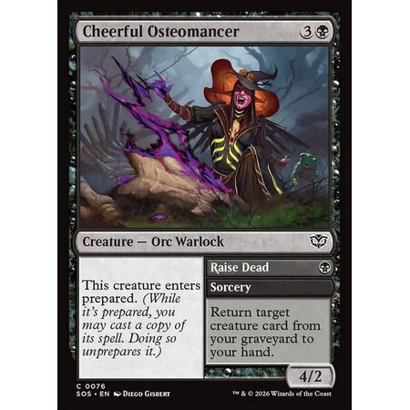 Cheerful Osteomancer - Foil