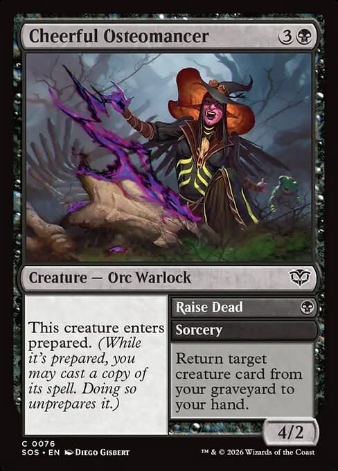 Cheerful Osteomancer - Foil