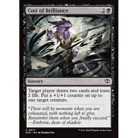 Cost of Brilliance - Foil