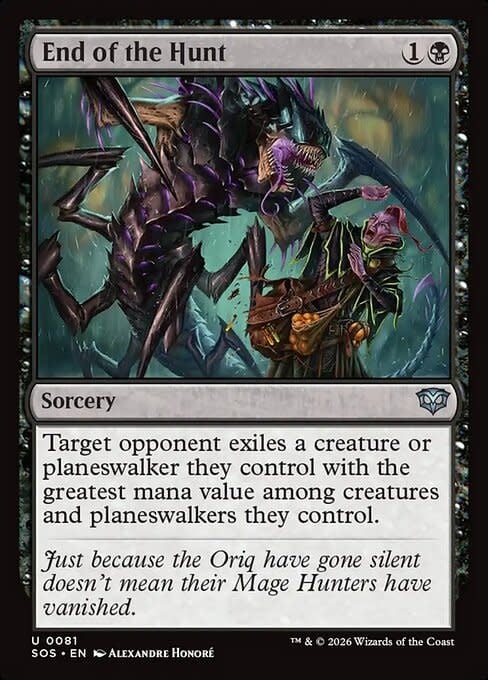 End of the Hunt - Foil