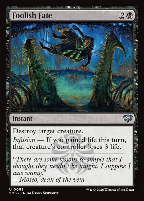 Foolish Fate - Foil
