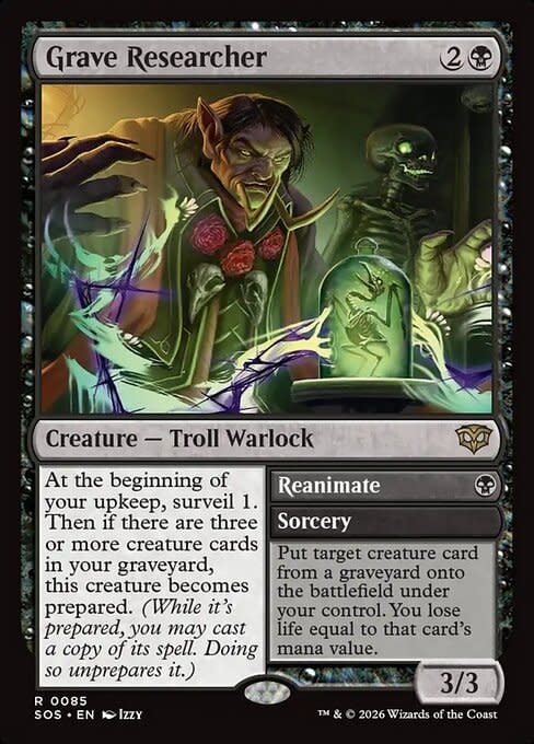 Grave Researcher - Foil