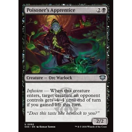 Poisoner's Apprentice - Foil
