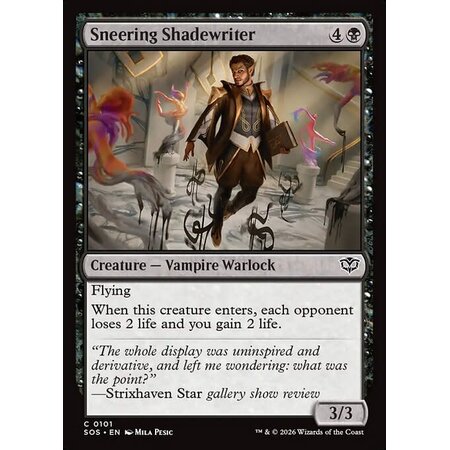 Sneering Shadewriter - Foil