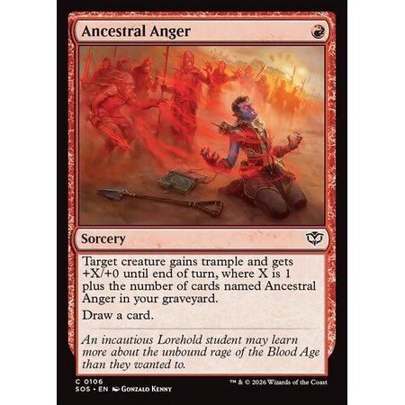 Ancestral Anger - Foil