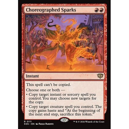 Choreographed Sparks - Foil