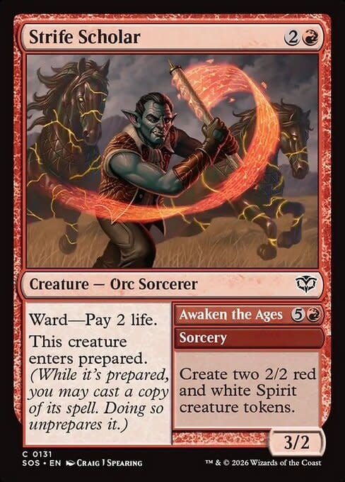 Strife Scholar - Foil