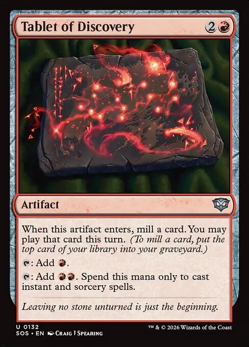 Tablet of Discovery - Foil