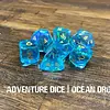 Premium RPG Dice Set - Ocean Drop