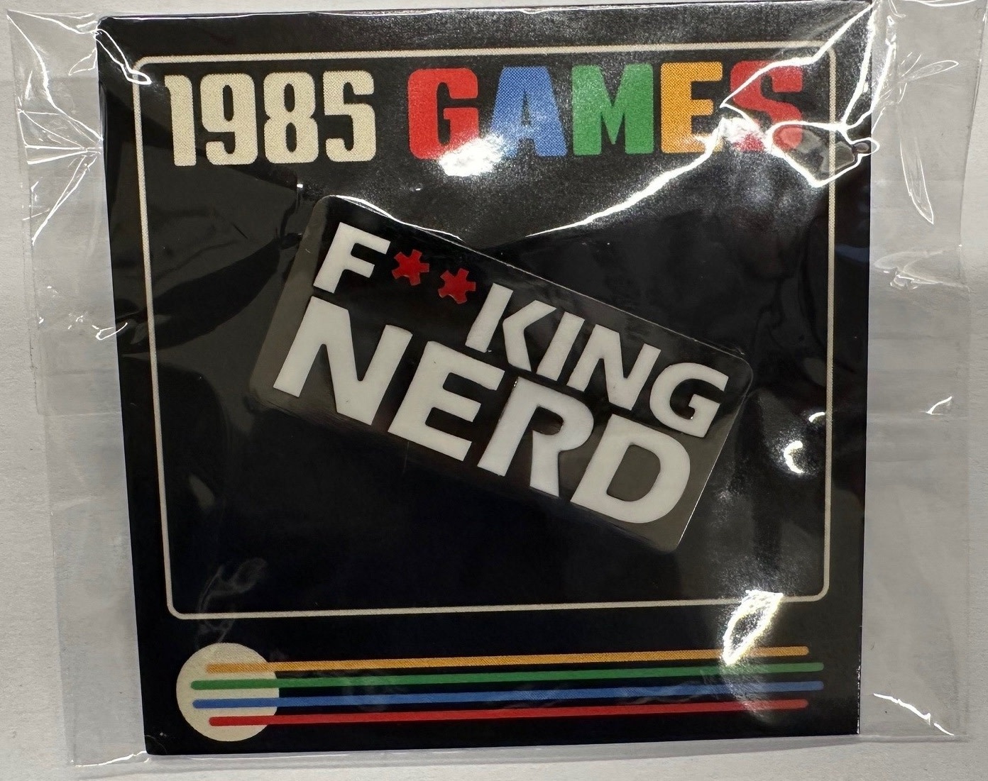 Nerd Enamel Pin