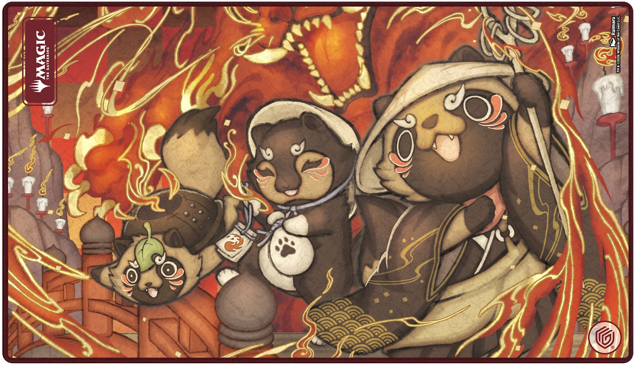 Playmat - Secrets of Strixhaven - Pyretic Ritual