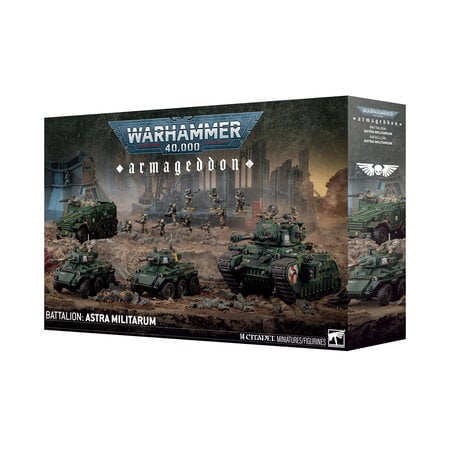 PREORDER - Warhammer 40,000: Armageddon Battalion - Astra Militarum