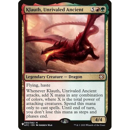 Klauth, Unrivaled Ancient